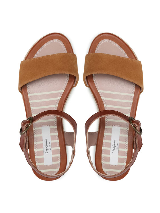 Pepe Jeans Pepe Jeans Espadrilles Century Suede PLS90235 Barna