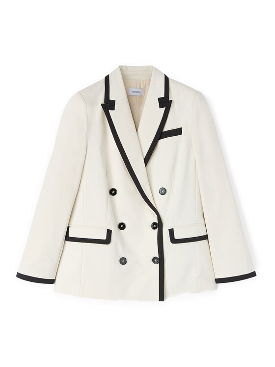 Motivi Motivi Giacca outdoor Q686Q000877N002 Bianco Over Fit