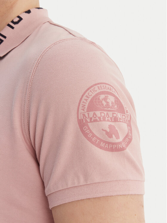 Napapijri Napapijri Polo E-Amundsen NP0A4IN9 Różowy Regular Fit