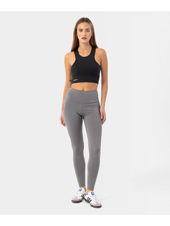 Carpatree Carpatree Legginsy Libra leggings Szary Fitted Fit