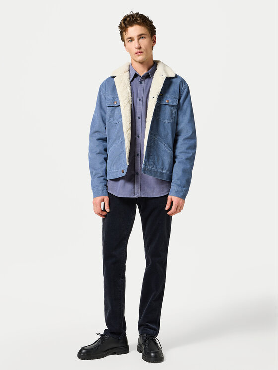 Wrangler Wrangler Дънково яке 112357214 Син Regular Fit