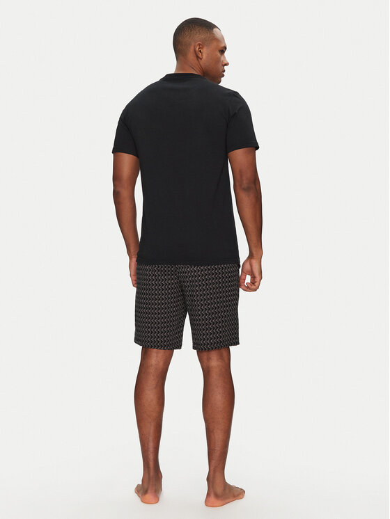 Emporio Armani Underwear Emporio Armani Underwear Pidžama EM000399 AF10801 MC049 Crna Regular Fit