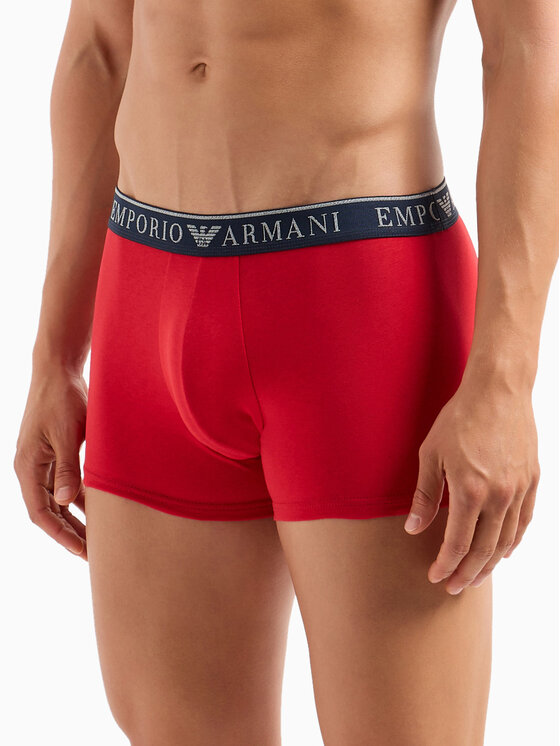 Emporio Armani Underwear Emporio Armani Underwear Komplet 2 par bokserek 1117694R720 Czerwony