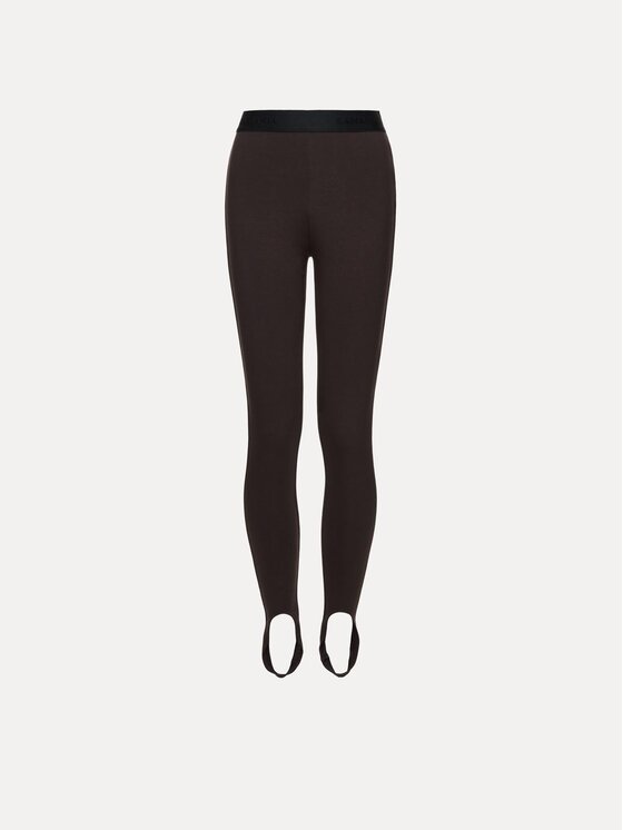 La Mania La Mania Legginsy LYORA Brązowy Basic Fit