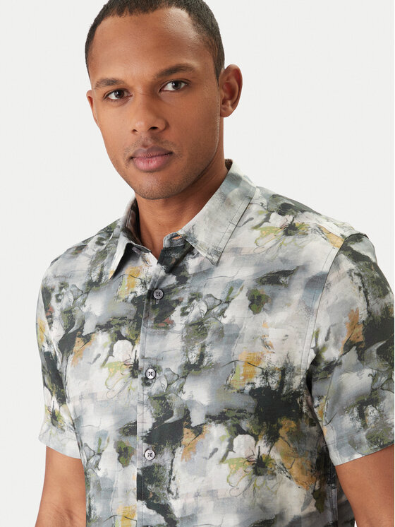 Guess Guess Сорочка M6GH65 W1916 Сірий Regular Fit