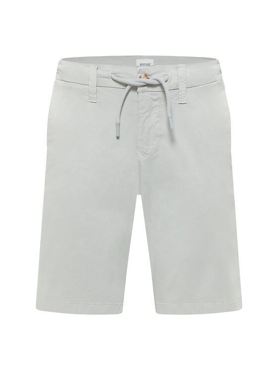 Mustang Mustang Pantaloncini di tessuto Portland Shorts Grigio Slim Fit