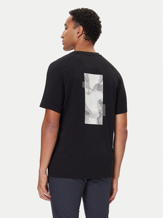 BOSS BOSS Футболка Stripe Zone 50548093 Чорний Relaxed Fit