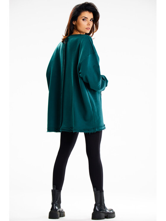 Infinite You Infinite You Felpa M335 Verde Basic Fit