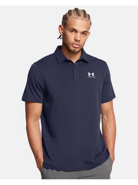 Under Armour Under Armour Polo 1386608-410 Granatowy Regular Fit