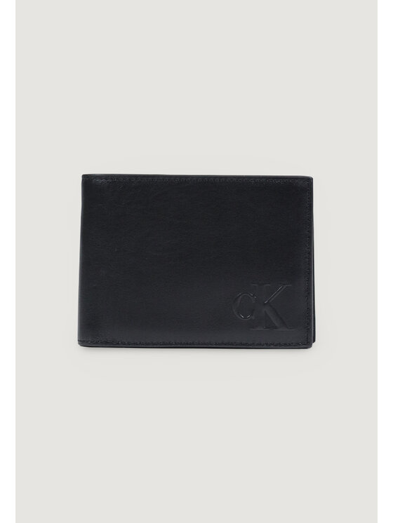 Calvin Klein Calvin Klein Πορτοφόλι BOLD CK Trifold Μαύρο