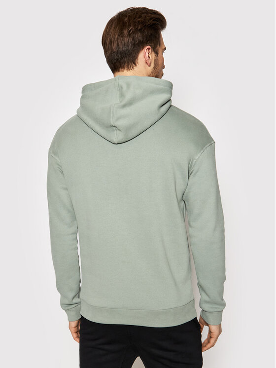 Felpa Classic 12193489 Verde Relaxed Fit