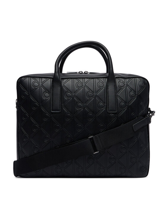 Calvin Klein Calvin Klein Θήκη εγγράφων Emblem Aop Deboss LV04D3561G Μαύρο