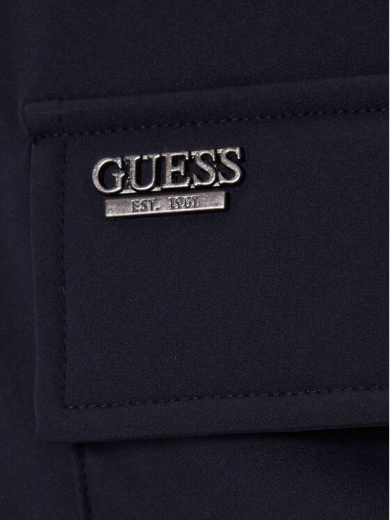 Guess Guess Pūkinė striukė M5BL2G W2712 Tamsiai mėlyna Regular Fit