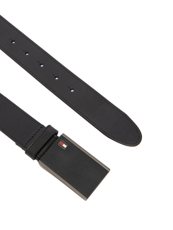 Tommy Hilfiger Tommy Hilfiger Pasek Business Plaque 3.5 AM0AM14775 Czarny