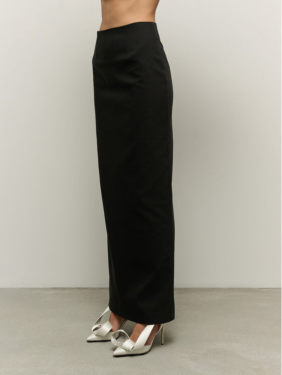 La Mania La Mania Spódnica AFFAIR BLACK Czarny Classic Fit