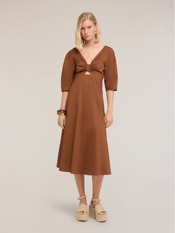 Motivi Motivi Abito da sera 7034Q003568N022 Marrone A-Line Fit