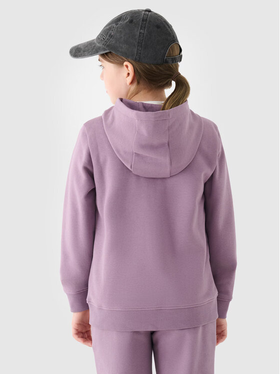4F 4F Mikina 4FJWMM00TSWSF1315-51S Fialová Regular Fit