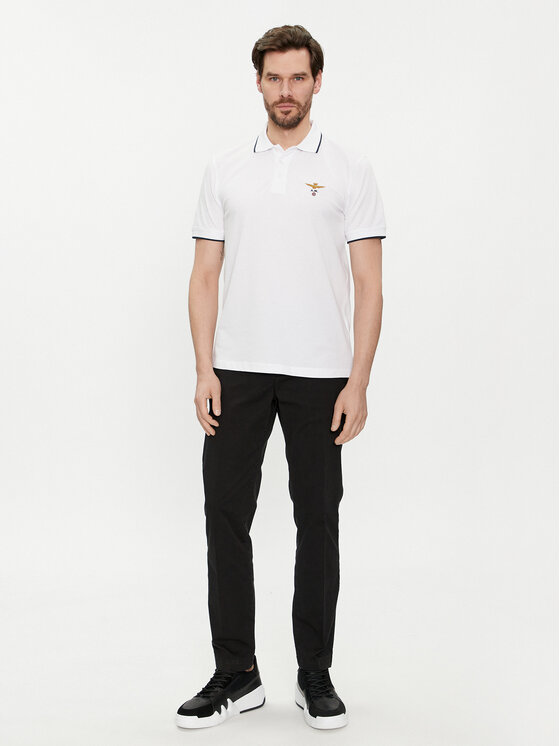 Aeronautica Militare Aeronautica Militare Polo 241PO1308P82 Bianco Regular Fit