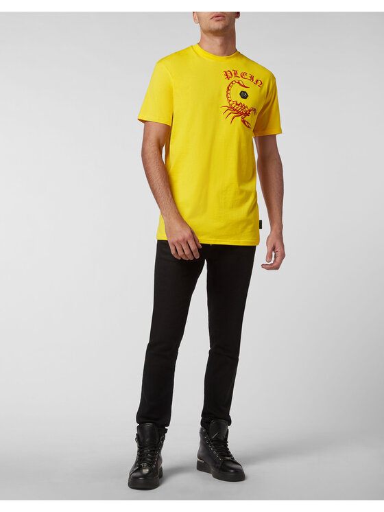 PHILIPP PLEIN PHILIPP PLEIN T-shirt 261 Giallo Regular Fit