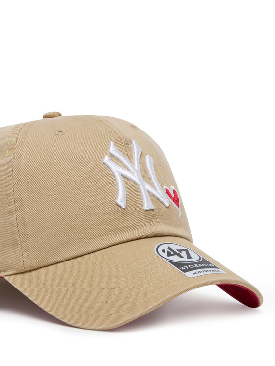 47 Brand 47 Brand Шапка с козирка MLB New York Yankees Icon '47 CLEAN UP B-ICONC17GWS Каки