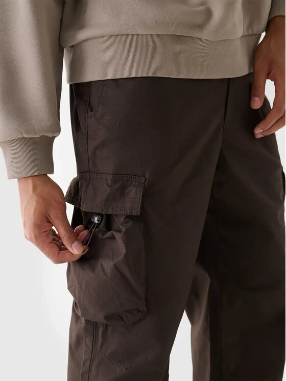 4F 4F Outdoorové nohavice 4FWAW24TTROM084-80S Hnedá Regular Fit