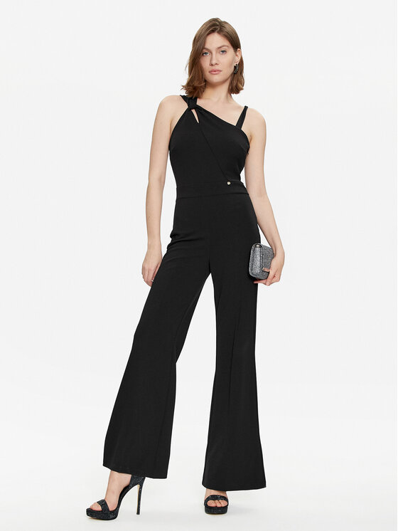 Rinascimento Rinascimento Kombinezon CFC0019395002 Czarny Regular Fit