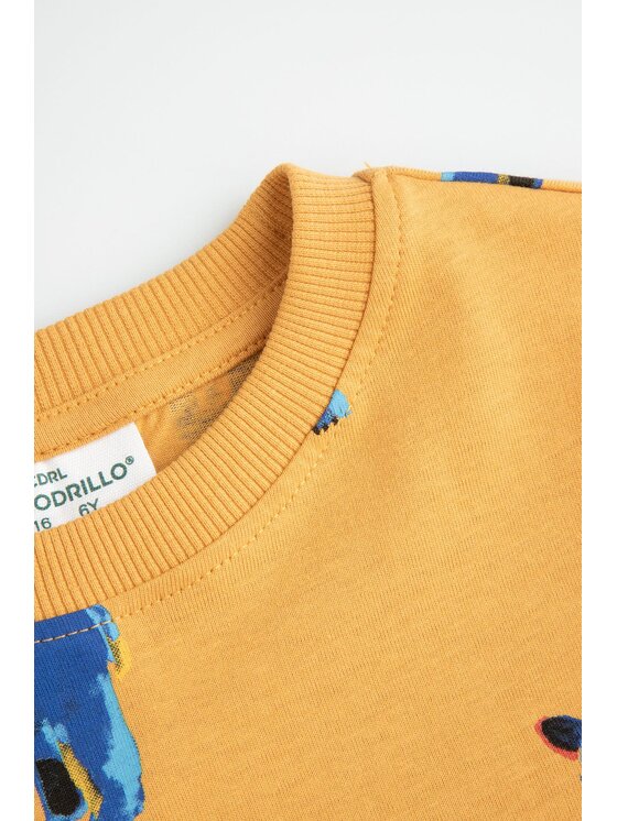 Coccodrillo Coccodrillo T-Shirt ZC4143103FBK-026 Żółty Regular Fit