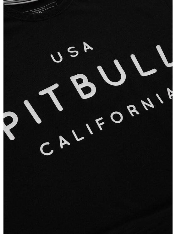PITBULL PITBULL T-Shirt Koszulka Czarny Regular Fit