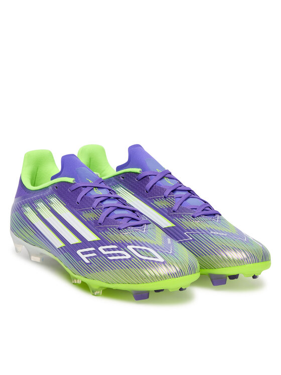 adidas adidas Buty do piłki nożnej F50 League Firm/Multi-Ground Boots JI0003 Fioletowy