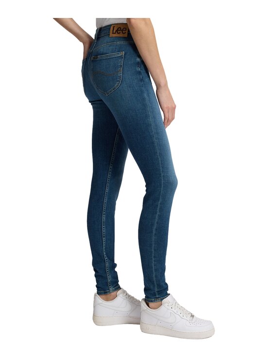 Lee Lee Jeansy 112385761 Niebieski Slim Fit