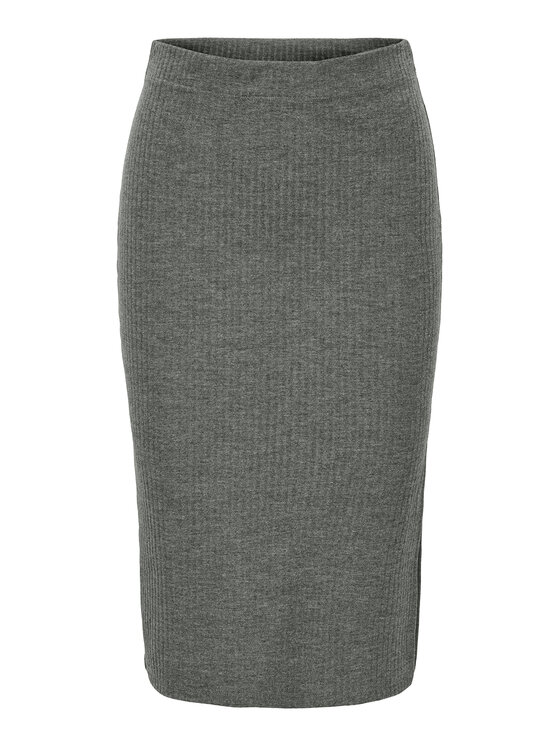 ONLY Spódnica ołówkowa Emma 15233600 Szary Slim Fit