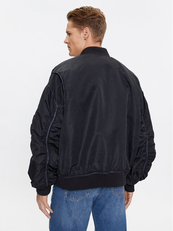 Calvin Klein Jeans Calvin Klein Jeans Μπόμπερ μπουφάν J30J323474 Μαύρο Oversize
