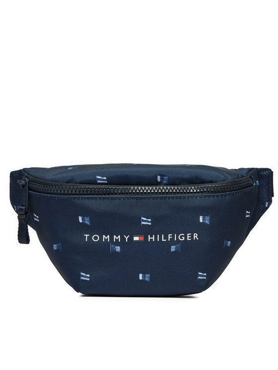 Tommy Hilfiger Torba Za Okoli Pasu Th Essential Aop AU0AU01949 Mornarsko Modra