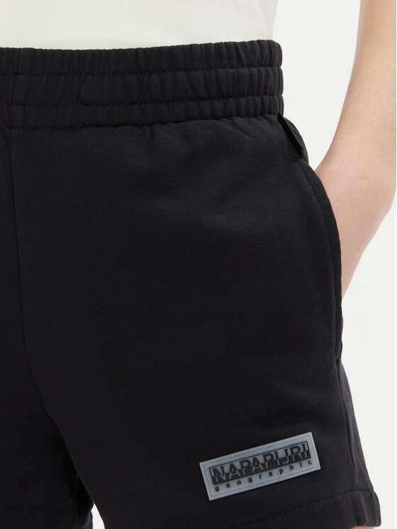 Napapijri Napapijri Sporta šorti N-Iaato NP0A4HNP Melns Regular Fit