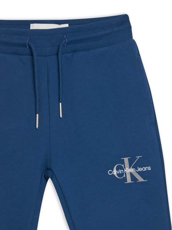 Calvin Klein Jeans Calvin Klein Jeans Jogginghose Monogram Logo IU0IU00285 M Blau Regular Fit