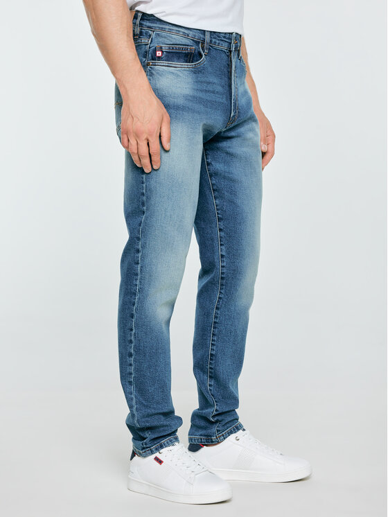 BIG STAR BIG STAR Jeansy HARPER Niebieski Tapered Fit