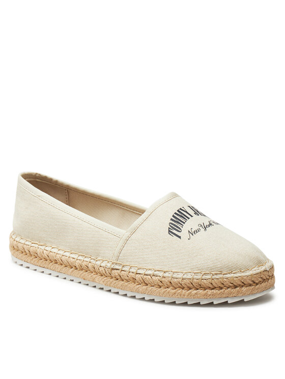 Tommy Jeans Tommy Jeans Espadrillid Tjw Varsity Espadrille EN0EN02470 Beež