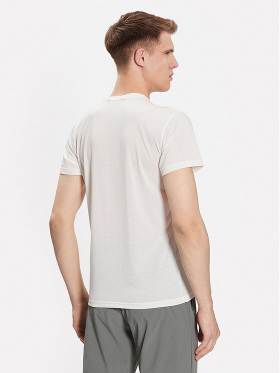 Salewa Salewa T-Shirt Solidlogo Dry 27018 Biały Regular Fit