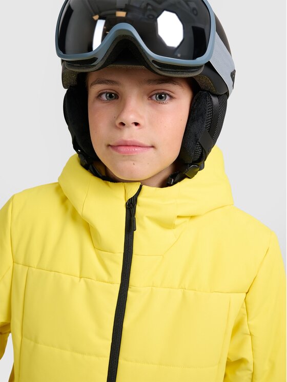 4F 4F Giacca da sci 4FJRAW25TTJAM1064-71S Giallo Regular Fit