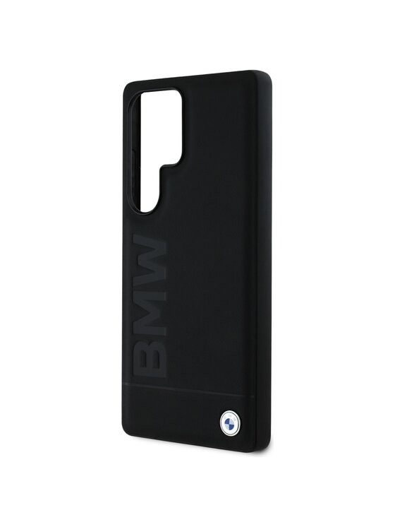 BMW Motorsport BMW Motorsport Etui na telefon Leather Big Wordmark Czarny
