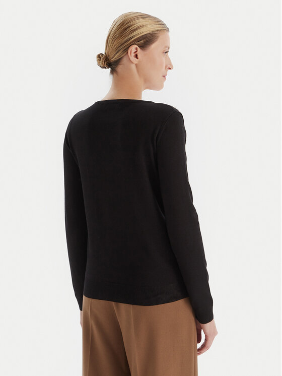 Artigli Artigli Пуловер ACMA002723 Черен Regular Fit