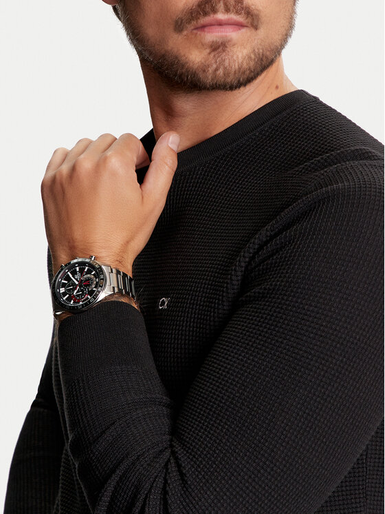 Casio Casio Zegarek Edifice EFV-620D-1A4VUEF Srebrny