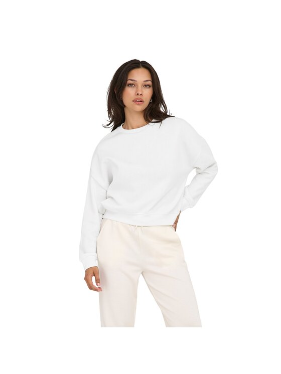 ONLY ONLY Sweter 30952 Biały Comfortable Fit