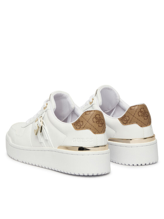 Guess Guess Sneakersy FLFMAG ELE12 Biały