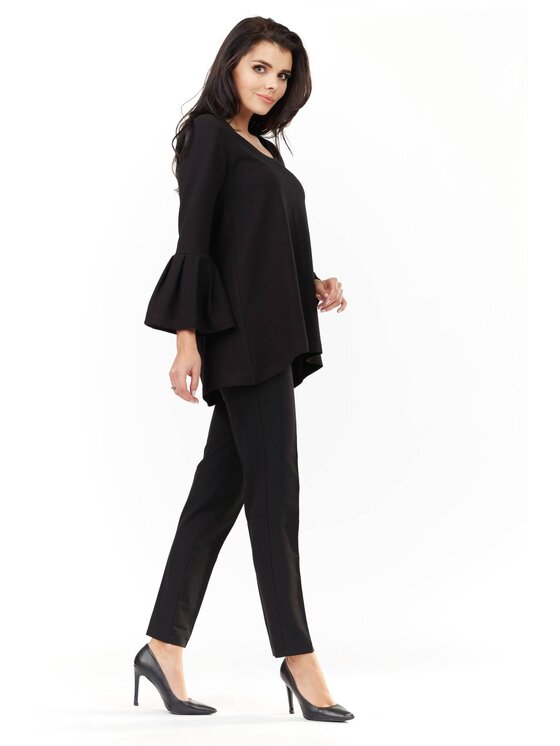 Infinite You Infinite You Bluzka M156 Czarny Basic Fit