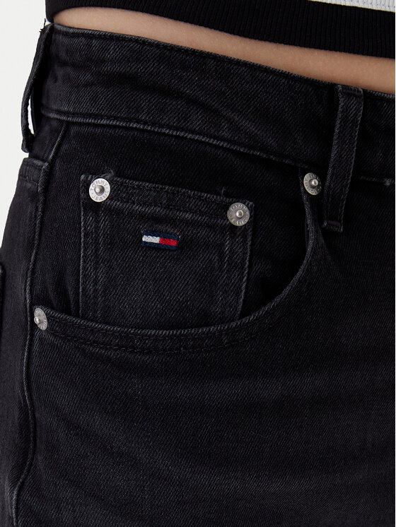 Tommy Jeans Tommy Jeans Džinsi DW0DW22442 Melns Mom Fit