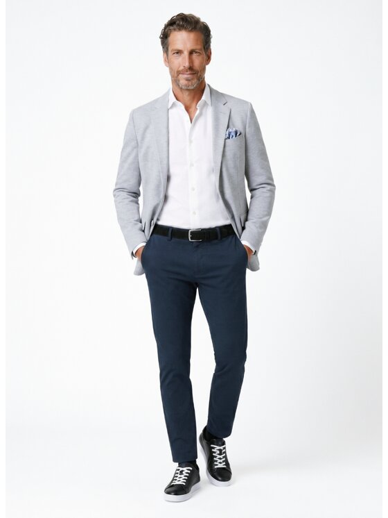 Pako Lorente Pako Lorente Marynarka P26WF-3X-005 Szary Slim Fit