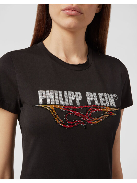 PHILIPP PLEIN PHILIPP PLEIN T-Shirt 21983 Czarny Regular Fit