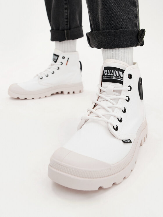 Palladium Palladium Trapery Pampa Hi Htg Supply 77356-116-M Biały