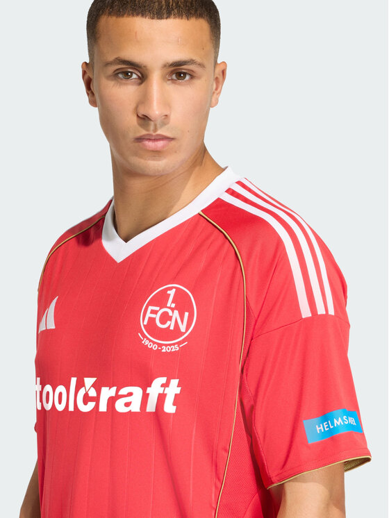adidas adidas Koszulka techniczna 1. FC Nürnberg 25/26 Czerwony Regular Fit